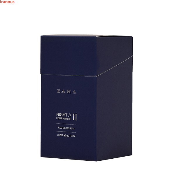 ادو پرفیوم زارا Zara Night Pour Homme II حجم 100 میلی لیتر