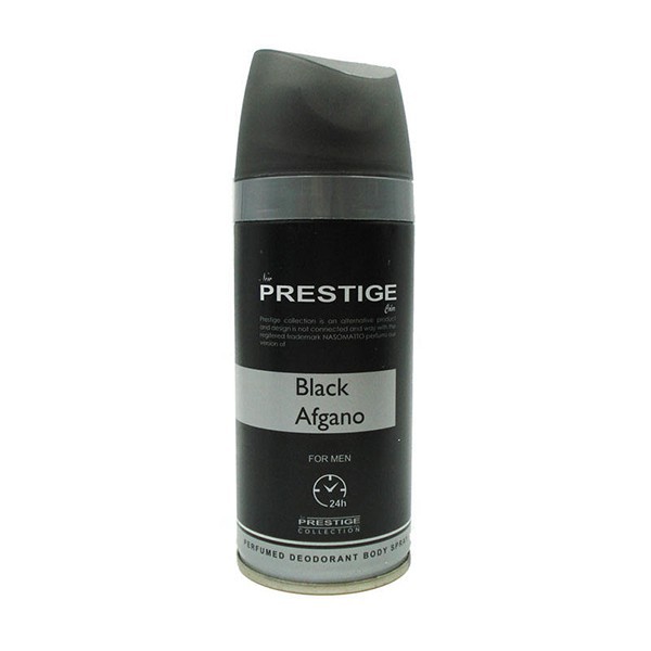 اسپری مردانه پرستیژ Black Afgano حجم 150 میلی لیتر