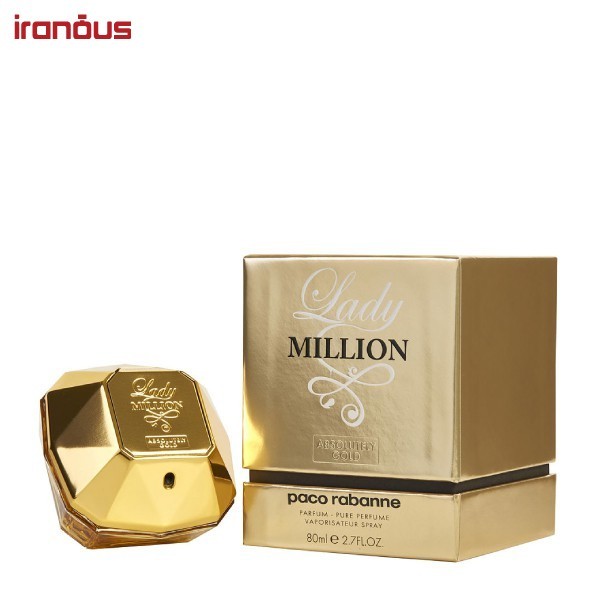 عطر زنانه پاکو رابان مدل Lady Million Absolutely Gold Parfum