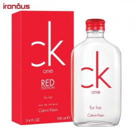 عطر زنانه کلوین کلاین مدل CK One Red Edition for Her Eau De Toilette