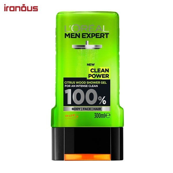 شاور ژل لورآل Clean Power