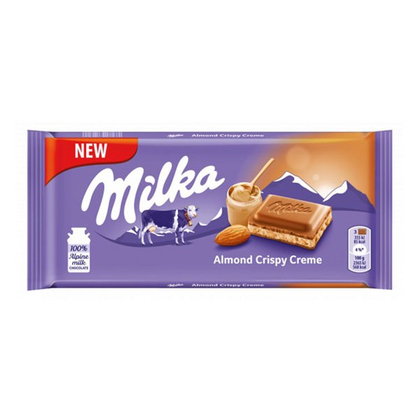 شکلات میلکا Almond Cryspy Creme