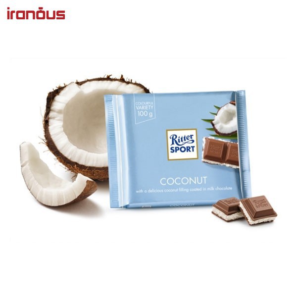 شکلات ریتر اسپورت Milk Chocolate با طعم نارگیل