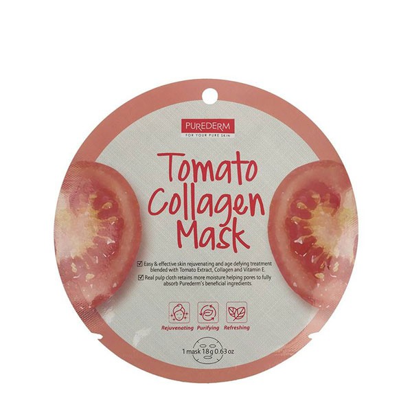 ماسک صورت پیوردرم Tomato Collagen