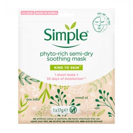 ماسک ورقه‌ای تسکین دهنده سیمپل Phyto-Rich Semi-Dry