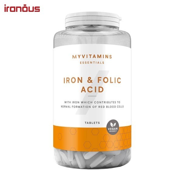 قرص مکمل مای ویتامینز Iron & Folic Acid