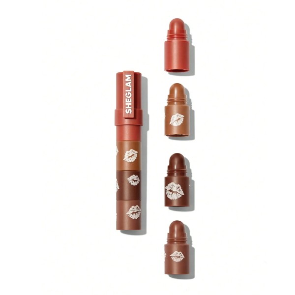 رژ لب 4 عددی شیگلم Mega brown