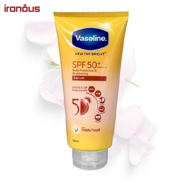 سرم کرم ضد آفتاب وازلین Healthy Brght SPF50