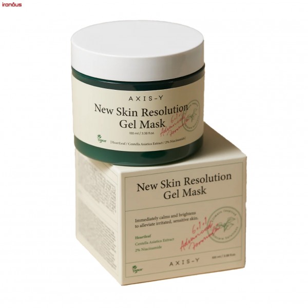 ماسک ژلی شفاف کننده پوست اکسیس وای New Skin Resolution