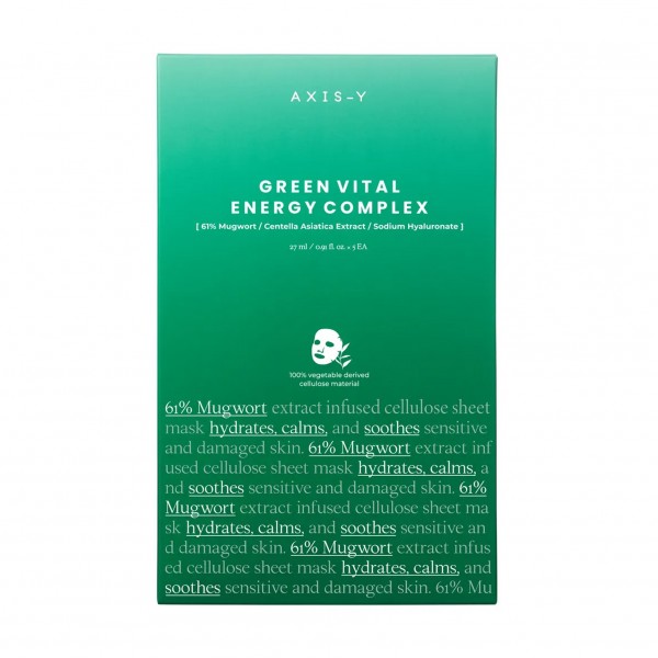 ماسک ورقه‌ای آبرسان و تقویت‌کننده پوست اکسیس وای Mugwort