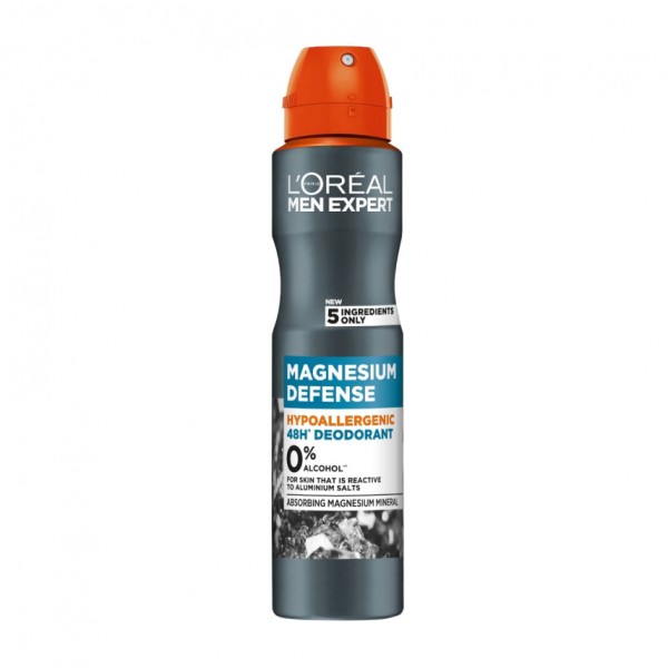 اسپری ضد تعریق لورآل Men Expert Magnesium Defence