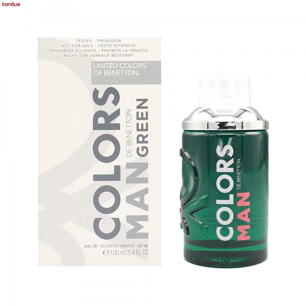 ادو تویلت بنتون Colors Man Green حجم 100 میلی لیتر