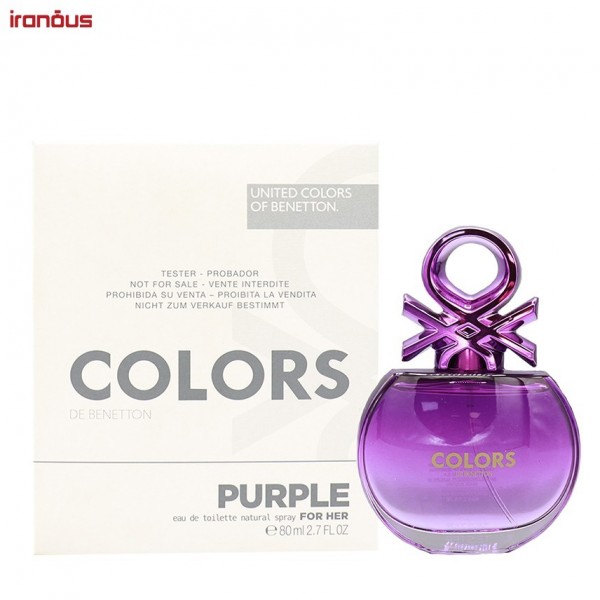 ادو تویلت بنتون Colors De Benetton Purple حجم 80 میلی لیتر