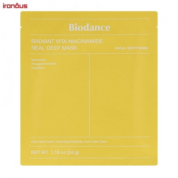 ماسک صورت بایودنس Radiant Vita Niacinamide