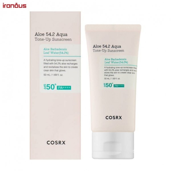 ضد آفتاب تون آپ و آبرسان کوزارکس Aloe 54.2 SPF50