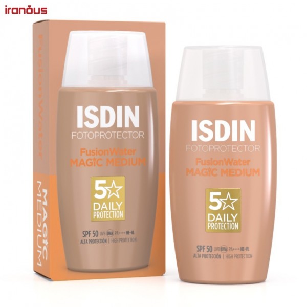 ضد آفتاب رنگی ایزدین Fusion Water Magic SPF50