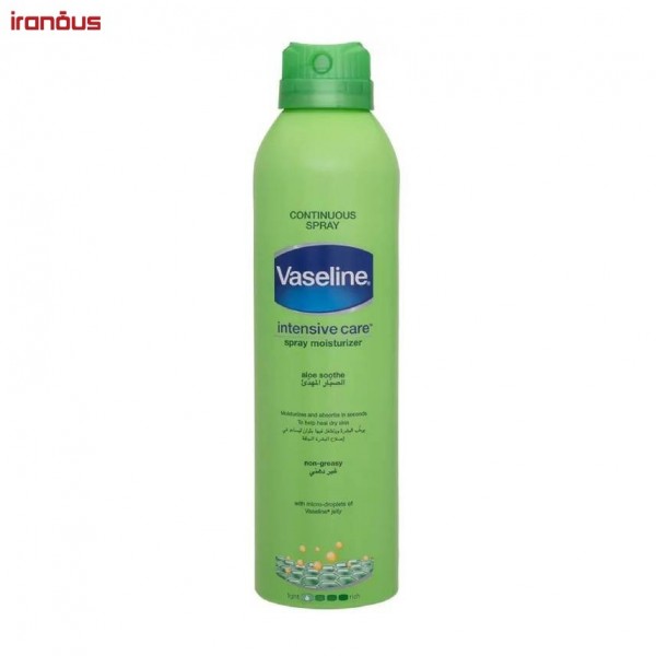 اسپری مرطوب کننده بدن وازلین Aloe Soothe