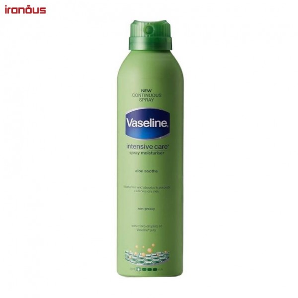 اسپری مرطوب کننده بدن وازلین Aloe Soothe