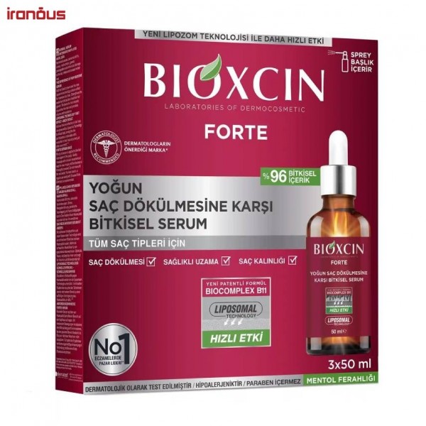 پک سه عددی سرم ضد ریزش مو بیوکسین Forte