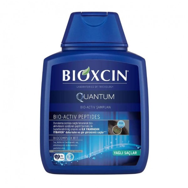 شامپو حجم دهنده موی چرب بیوکسین Quantum