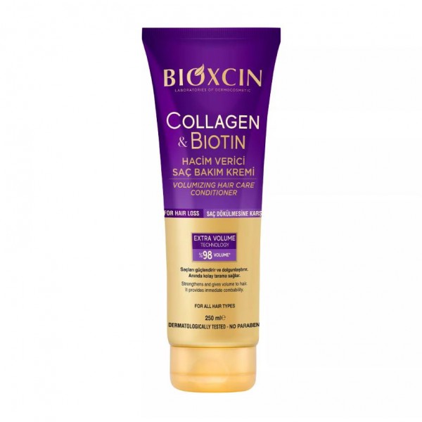 کرم حجم دهنده مو بیوکسین Collagen & Biotin