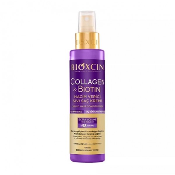 اسپری حجم دهنده مو بیوکسین Collagen & Biotin