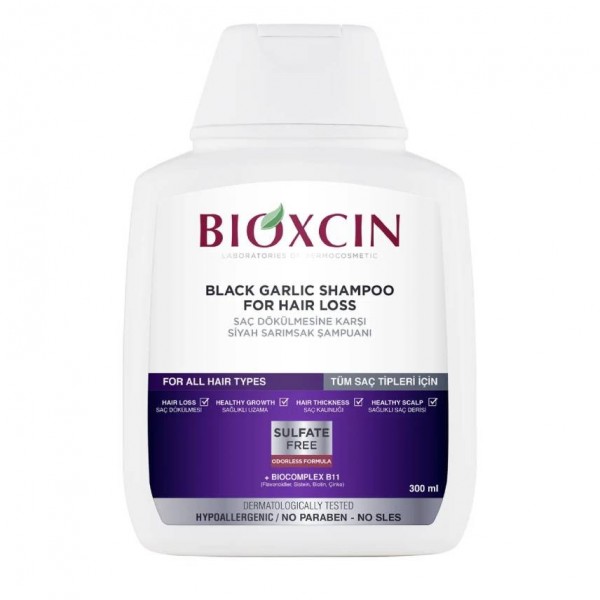 شامپو ضد ریزش مو بیوکسین Black Garlic