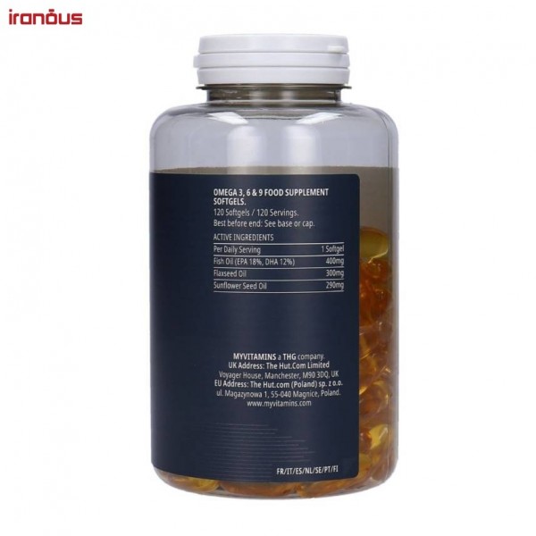 قرص مکمل مای ویتامینز Omega 369