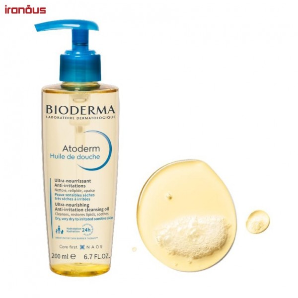 روغن پاک کننده بدن بایودرما Atoderm