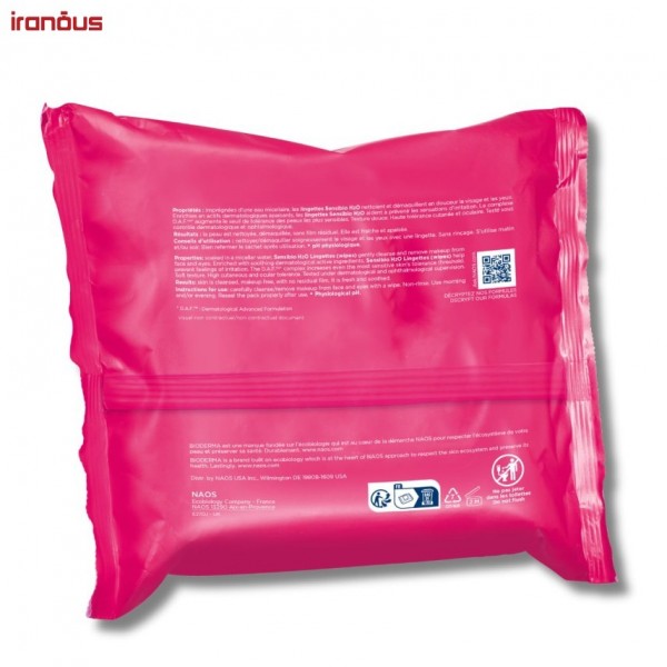 دستمال مرطوب بایودرما Sensibio H2O