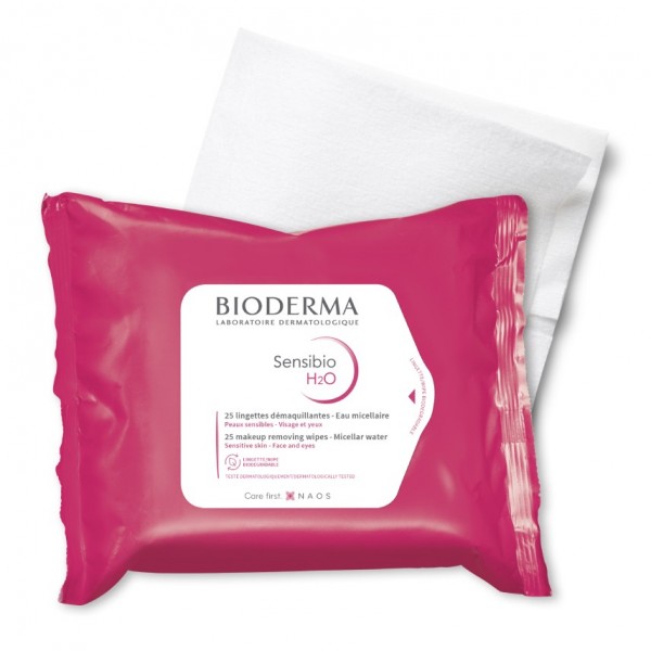 دستمال مرطوب بایودرما Sensibio H2O