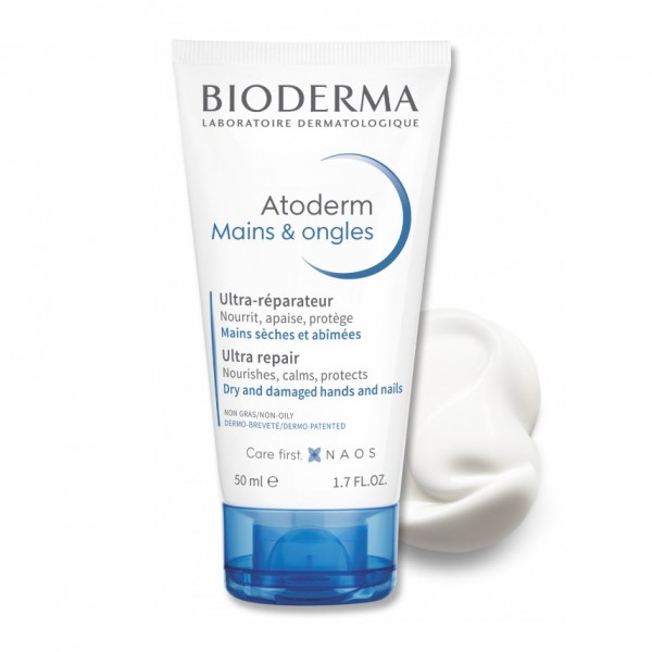 کرم دست و ناخن بایودرما Atoderm