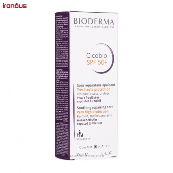 کرم ضد آفتاب و ترمیم کننده بایودرما Cicabio SPF50