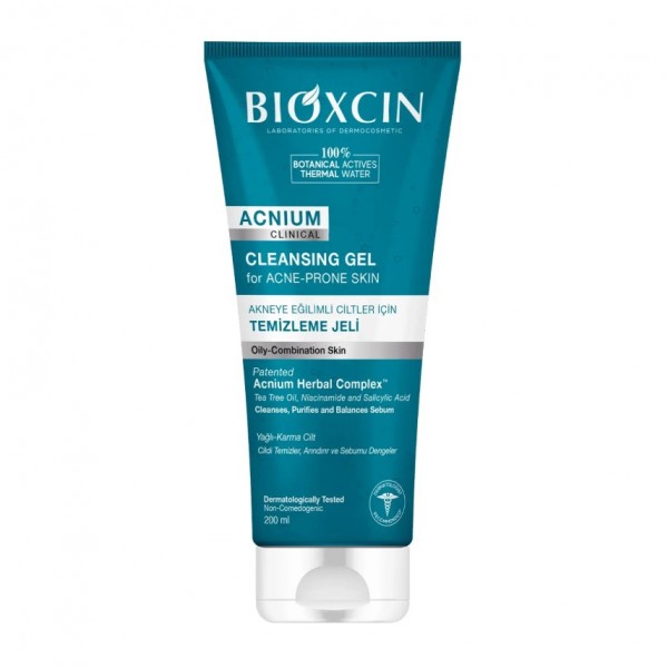 ژل شست و شوی صورت متعادل کننده چربی پوست بیوکسین Acnium Clinical