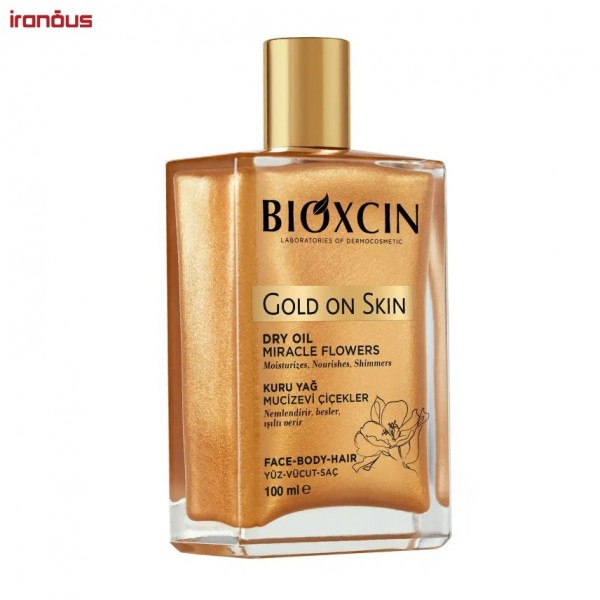روغن مرطوب کننده و شاین دار پوست و مو Gold On Skin