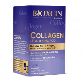 قرص مکمل غذایی بیوکسین Collagen & Hyaluronic Acid