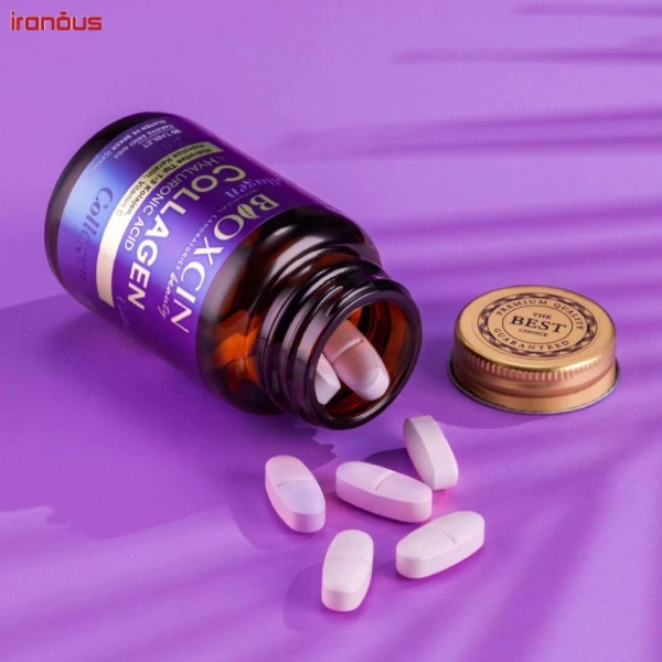 قرص مکمل غذایی بیوکسین Collagen & Hyaluronic Acid