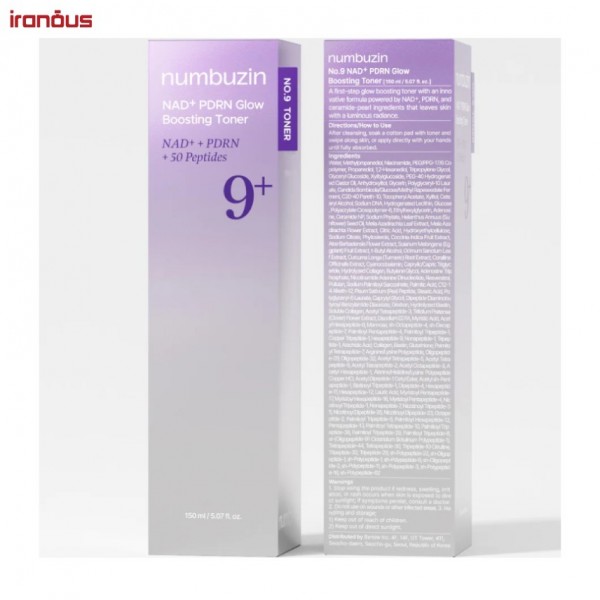 تونر تقویت کننده و درخشان کننده نامبوزین No.9 NAD+ PDRN