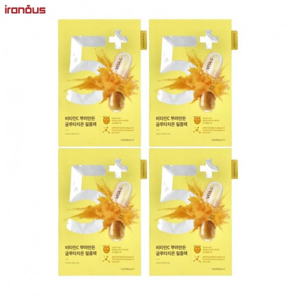 ماسک ورقه ای صورت نامبوزین No.5 Vitamin-C