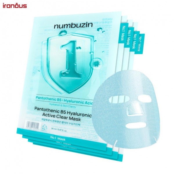 ماسک ورقه ای نامبوزین No.1 Pantothenic B5 Hyaluronic Acid