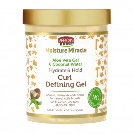 ژل حالت دهنده موی فر آفریکن پراید Aloe Vera Gel & Coconut Water