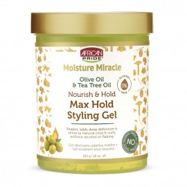 ژل حالت دهنده قوی آفریکن پراید Olive Oil & Tea Tree