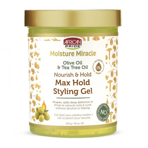 ژل حالت دهنده قوی آفریکن پراید Olive Oil & Tea Tree