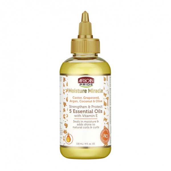 روغن تقویت کننده و مرطوب کننده موی فر با 5 دانه روغنی آفریکن پراید