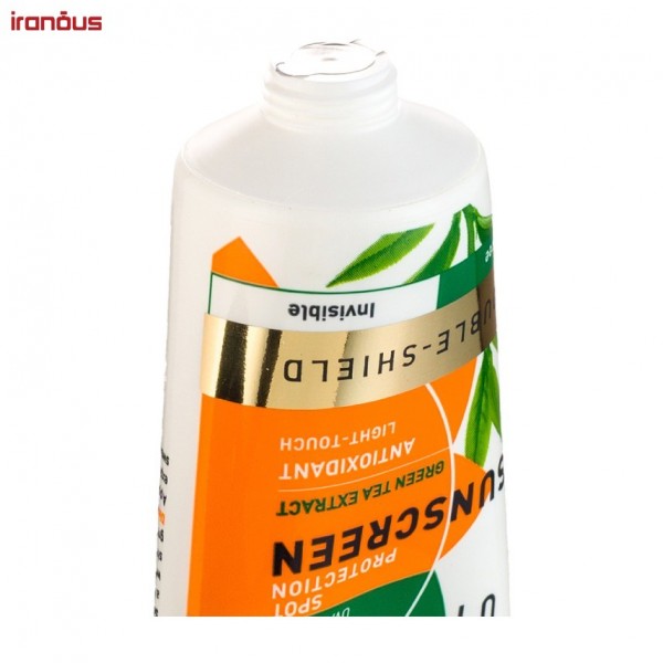 کرم ضد آفتاب بدون رنگ و فاقد چربی شون Double Shield SPF50