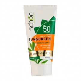 کرم ضد آفتاب بدون رنگ و فاقد چربی شون Double Shield SPF50