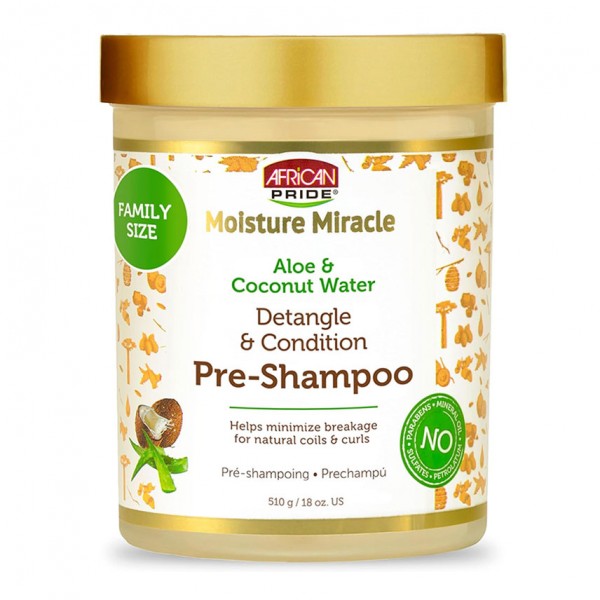 نرم کننده قبل از شامپو آفریکن پرایدAloe & Coconut Water