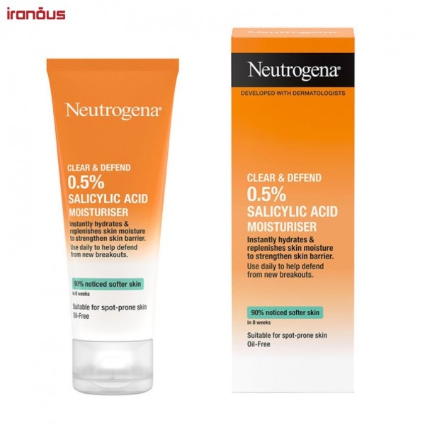 کرم آبرسان ضد جوش و فاقد چربی نیتروژنا Clear & Defend