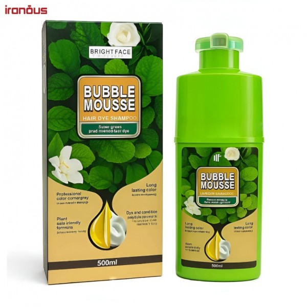 شامپو رنگ مو برایت فیس Bubble Mousse
