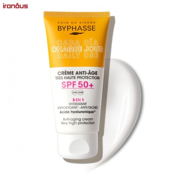 کرم ضد آفتاب بدون رنگ بایفس 3in1 SPF50